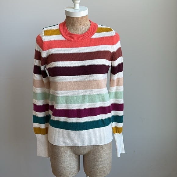 LOFT Striped Sweater Size SMALL NWT - Picture 4 of 8